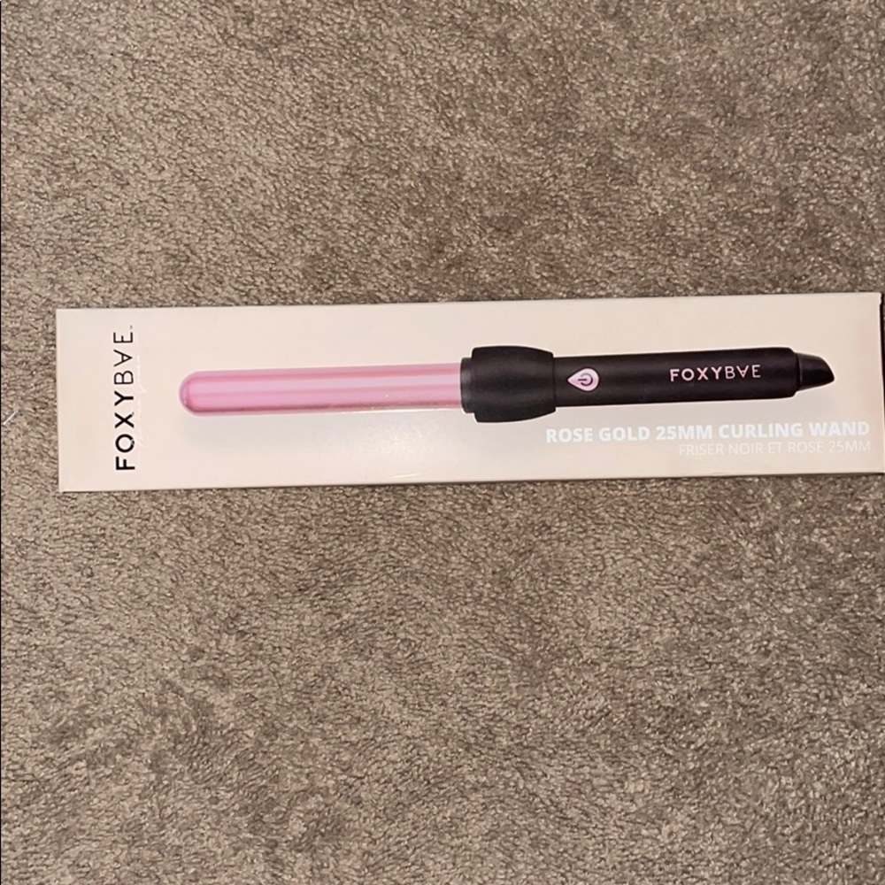 FoxyBae rose gold curling wand 25MM